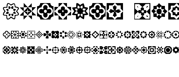 Italian Mosaic Ornaments font